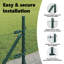Hexagon Fence Green Steel-772068913