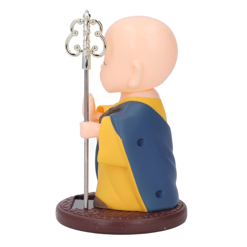 Figurine miniature de voiture agitant les mains agitant les mains de Little Monk - bleu