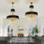 Lustre moderne rond en cristal à 19 lumières de 19,3 pouces de diamètre, 30,3 pouces de hauteur, hauteur de suspension réglable