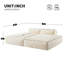 Canapé modulaire surdimensionné de 90 po Boneless-2100414125