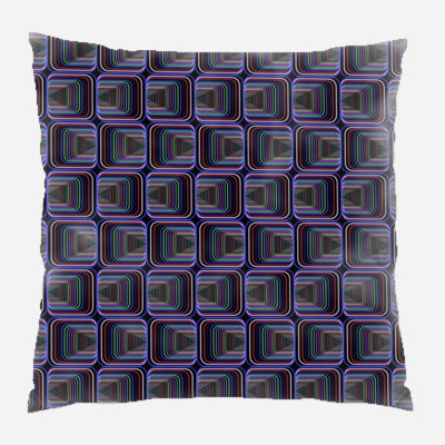 Coussin psychédélique