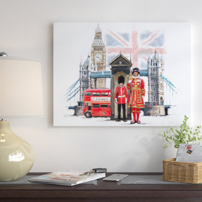 « london », reproduction sur toile tendue