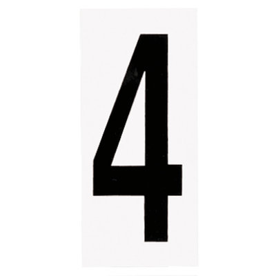 Tinsman 5'' H Plastic House Number