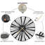 Grande horloge murale en métal Sunburst-98916676-98916678