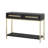 Entryway Table, Console Table With Two Drawers, Retro Hallway Table With Striking Geometric Design For Entryway And Living Room-1426863144