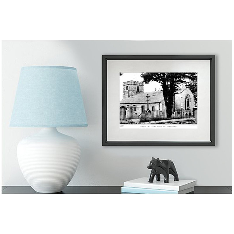 Burton In Kendal, St John's Church C1955 by Francis Frith - Single Picture Frame Print, 28cm H x 36cm W x 2.3cm D