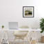 «Spring Mountain Meadow Landscape», reproduction d'art sous verre encadrée par Petal Prints Design-523780721-523780720