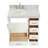 37'' Single Bathroom Vanity with Carrara Marble Top-93359245