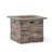 32'' Stone Square Mgo Fire Pit W/ Grey Top- 40,000 Btu