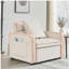 3-en-1 Canapé-lit Chaise pliante Canapé-lit avec dossier réglable dans le canapé Lit simple Chaise moderne pour adulte Literie blanc crème-611796440