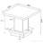 Cappuccino 2-Piece Square Coffee And End Table Set