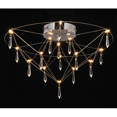 Shaffer 16 - Light Crystal LED Chandelier