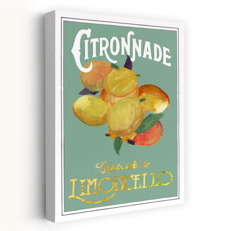 Citronnade de Limoncello, H 24 po x l 16 po