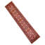 Tapis unique rouge / ivoire noué à la main de 2 pi 9 po x 13 pi 8 po