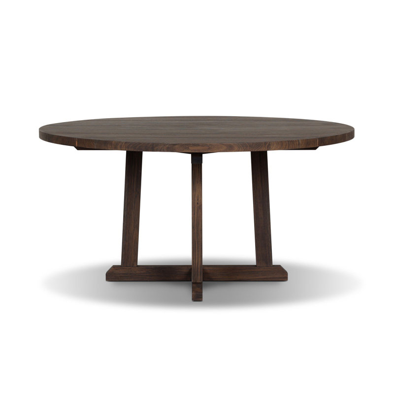 Indie Outdoor Round Teak Dining Table