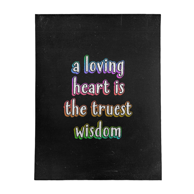 Tapis en poly-tableau noir style "love quoted", Rectangle 5 pi x 7 pi