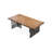 Brown+Black Rectangular Solid Wood+Iron desks-107293672