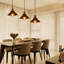 1 - Light Black Single Pendant