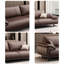 Coussin de canapé standard en cuir véritable Coffee-1842195627-1842195630