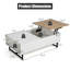 Table basse à tréteaux avec rangement Holtz-380287284