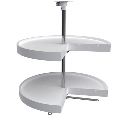 Rev-A-Shelf Lazy Susan Pie-Cut Polymer 2-Shelf