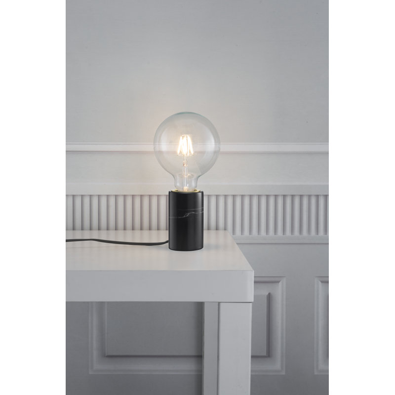 Marble Novelty Lamp, Black