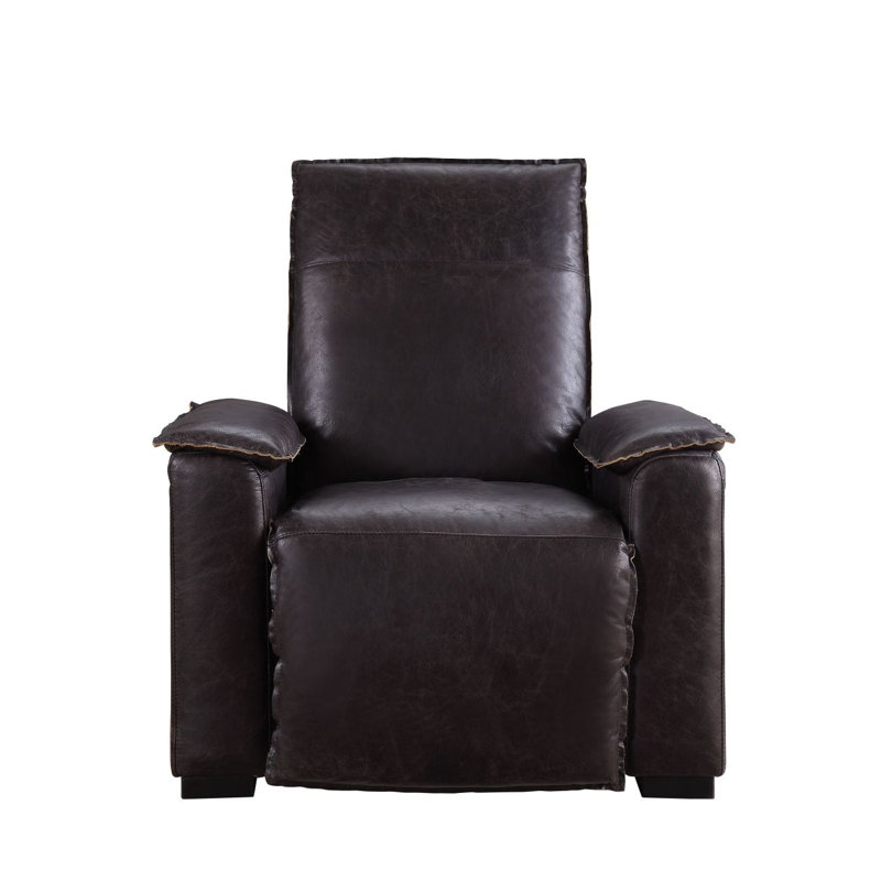 Misezon Top Grain Leather & Aluminum Power Motion Recliner