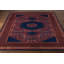 Haven Wool Oriental Area Rug in Burgundy/Navy-1417131512