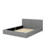 Grand lit tapissier au sol en velours-2121701333