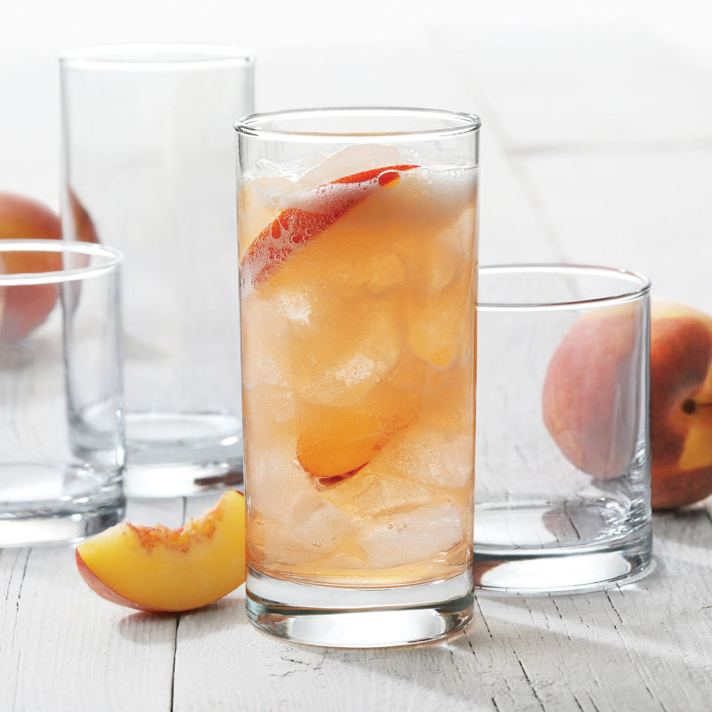 Libbey Province Clear Glass Tumbler and Rocks Set, 16-Piece