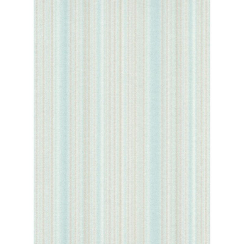 Papier peint géométrique texturé uni Concordings avec rayures, 21 po X 33 pi (56 pi2); 10048-31, Blanc / marron / bleu