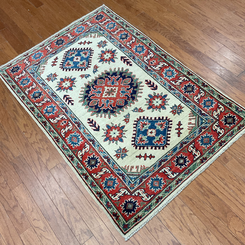  Tapis en laine fait à la main Kazak