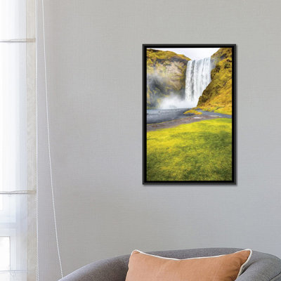 « islande skogafoss », reproduction de photo sur toile