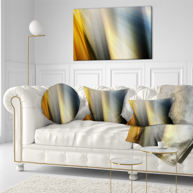 Rays of Speed Vertical - Coussin imprimé abstrait