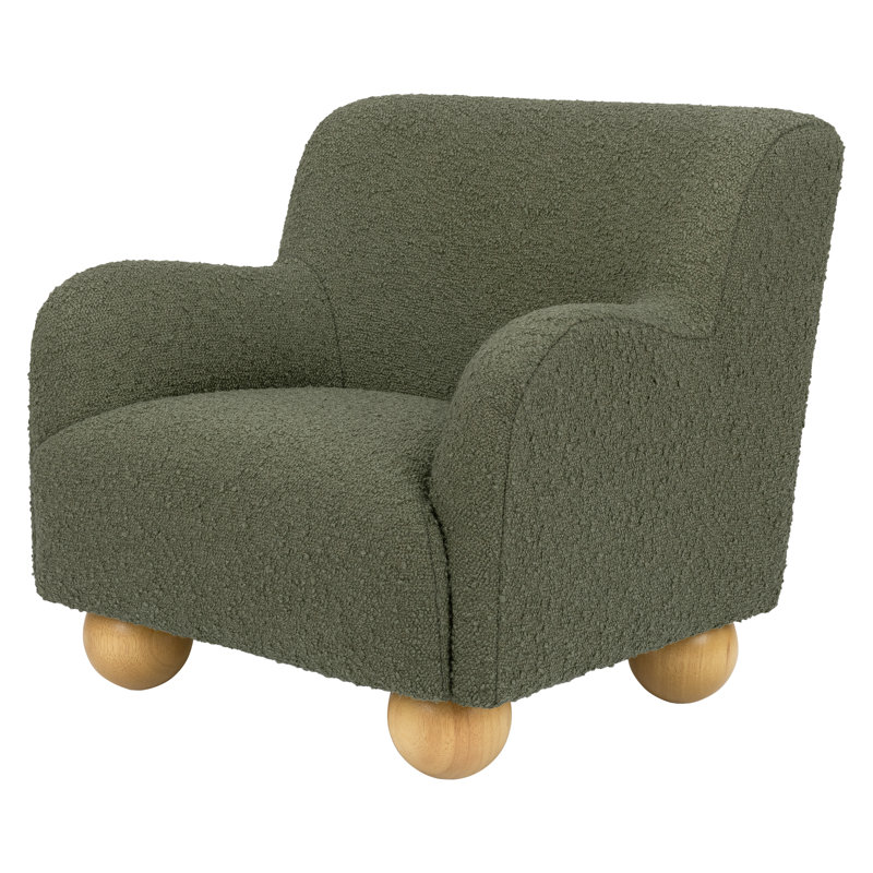 Chaise pour enfant Swoop, Performance Olive Boucle
