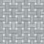 Llama Dog Bone Basketweave 10 In. X 10 In. Porcelain Mosaic Floor and Wall Tile-1954459788