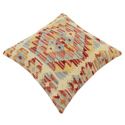100% Wool Throw Square Pillow Cover & Insert