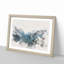 Winter In Yosemite Valley Watercolour - Framed Print-56882391-56882395