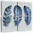 Kerner Indigo Blue Feathers II