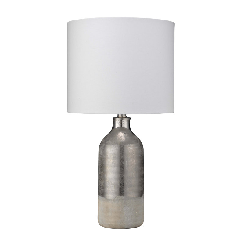 Lampe de table taupe argentée 23,5 po Gallinas