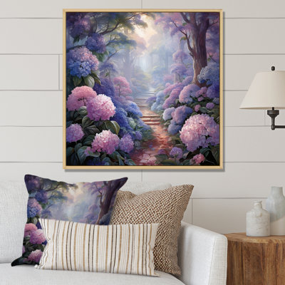 " Purple Hydrangea Enchanted Garden "