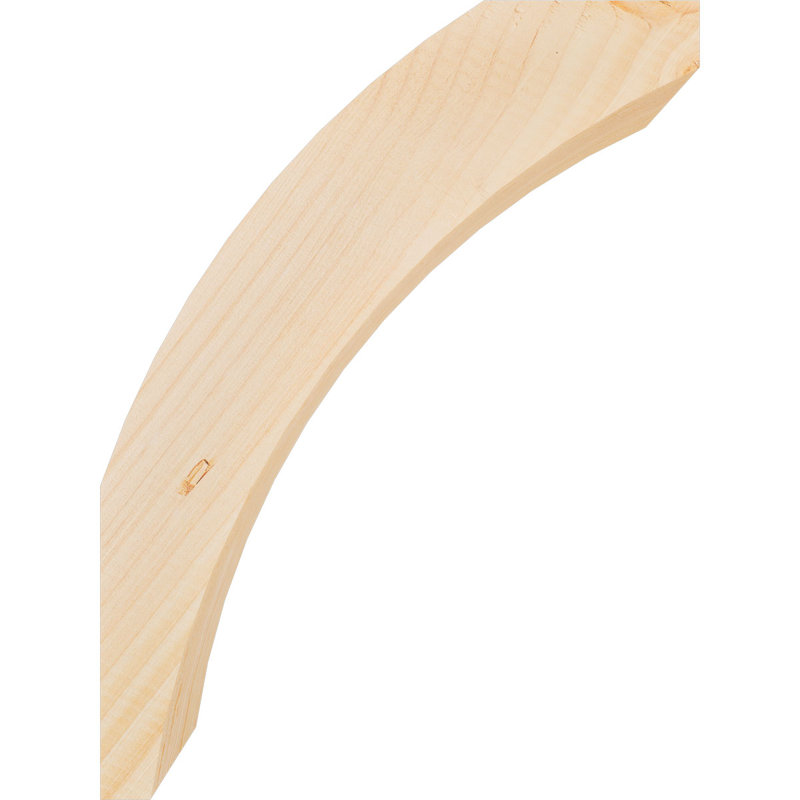 Genouillère Thorton, Sapin Douglas de 3 1/2 po (lisse), 12 po X P 16 po H