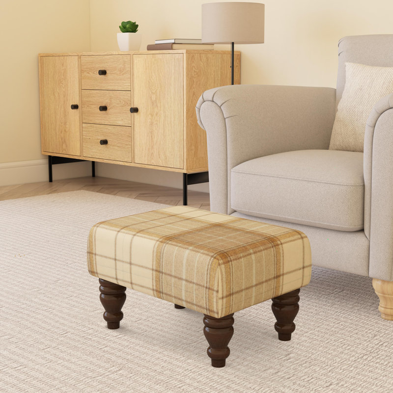 Manufactured Wood Accent Stool, Mahogany