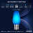 0.5 Watt, C7 LED, Non-Dimmable Light Bulb, E12 Base-86128113