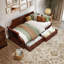 Antavious Coastal Cottage Solid Wood Twin Daybed with Storage Drawers-1396648966