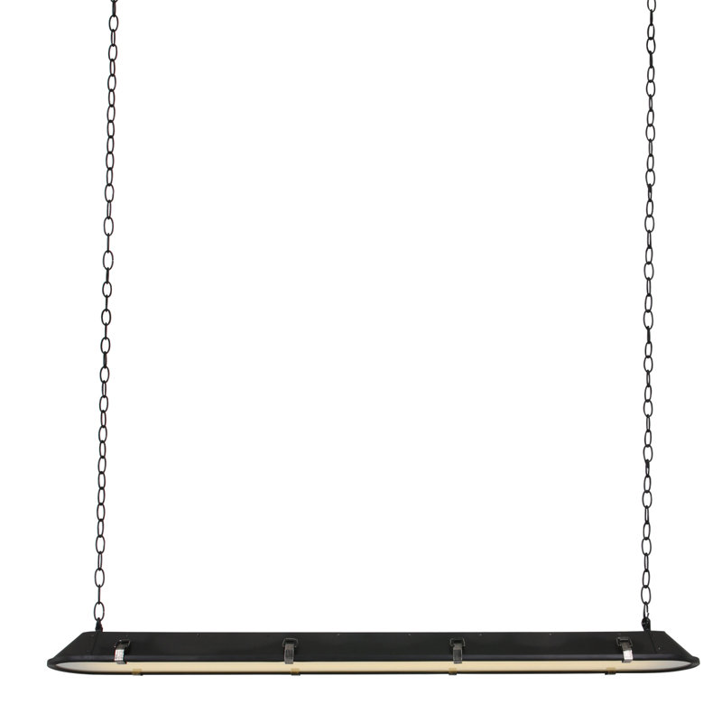 Braswell 1 - Light LED Geometric Pendant, Black