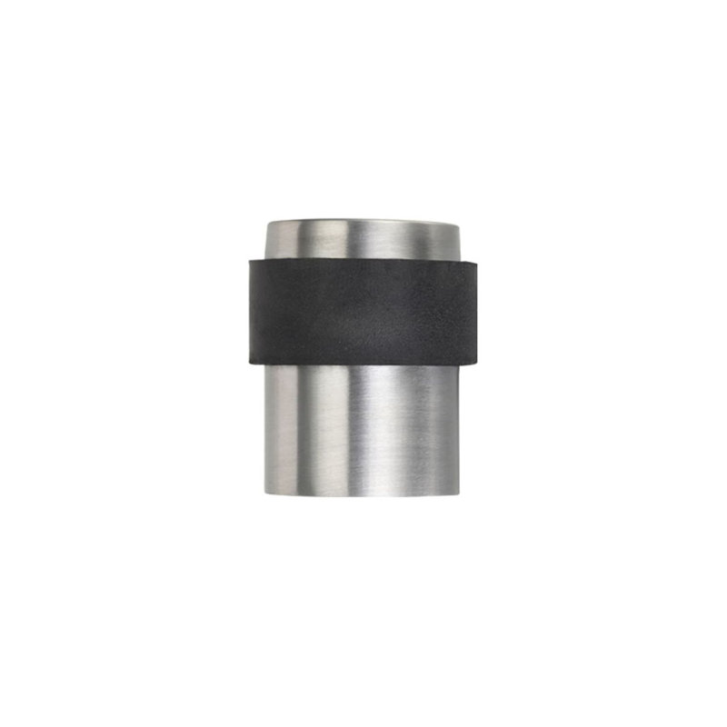 Stainless Steel Floor Fixed Door Stop, Satin Stainless