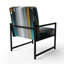 Das - Upholstered Abstract Geometric Accent Arm Chair-642982400
