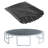 Trampoline Replacement Jumping Mat for 10 ft. Round Frames with 60 V-Rings | Use 5.5" Springs