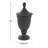 Cidni Ceramic Fluted Urn Shaped Decorative Jars with Lid-1718773497-1718921355